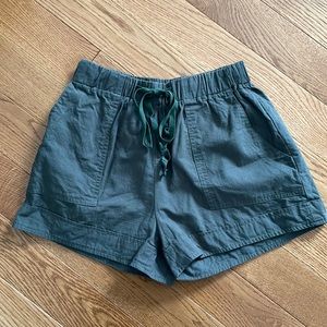 Dark Green Cargo Shorts